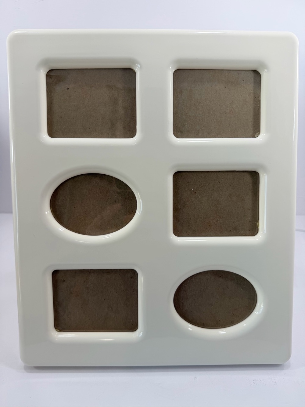 VTG Tupperware Memory Mates Collage Picture Frame 2262B-1 Almond Cottagecore
